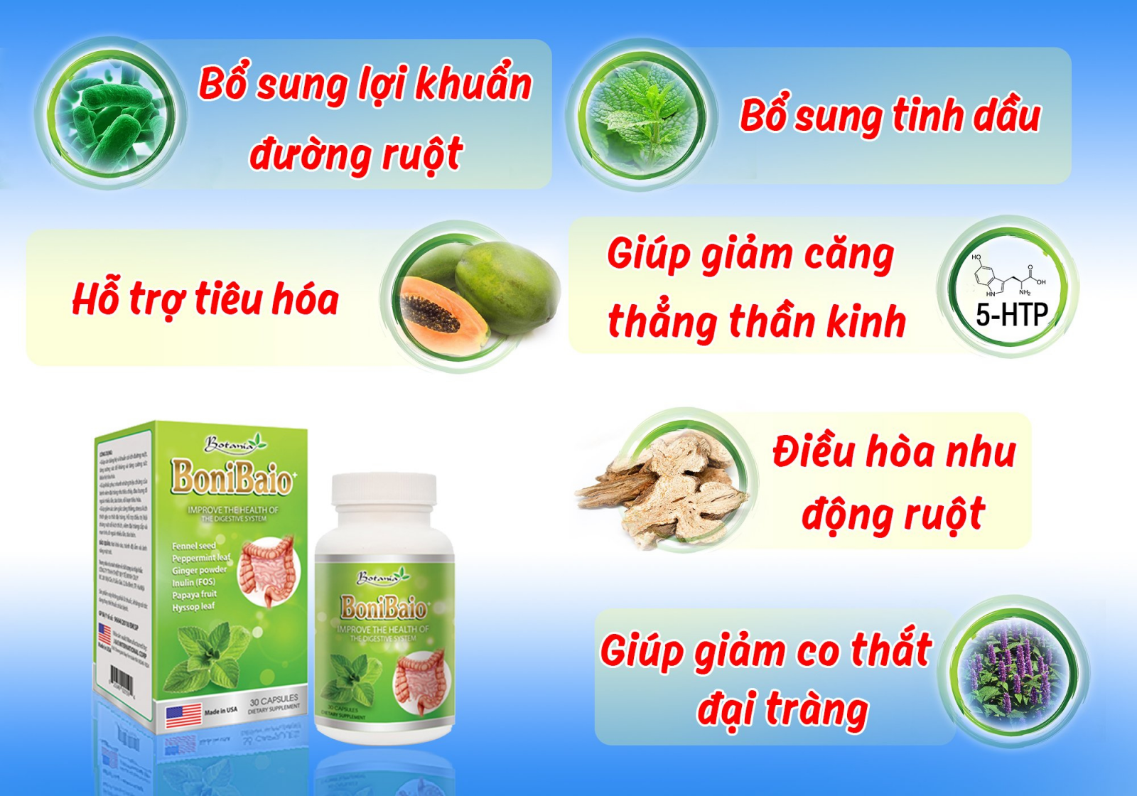 Công thức thành phần toàn diện của BoniBaio +