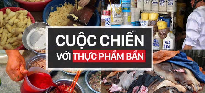 Vấn nạn thực phẩm bẩn làm gia tăng các bệnh đường tiêu hóa